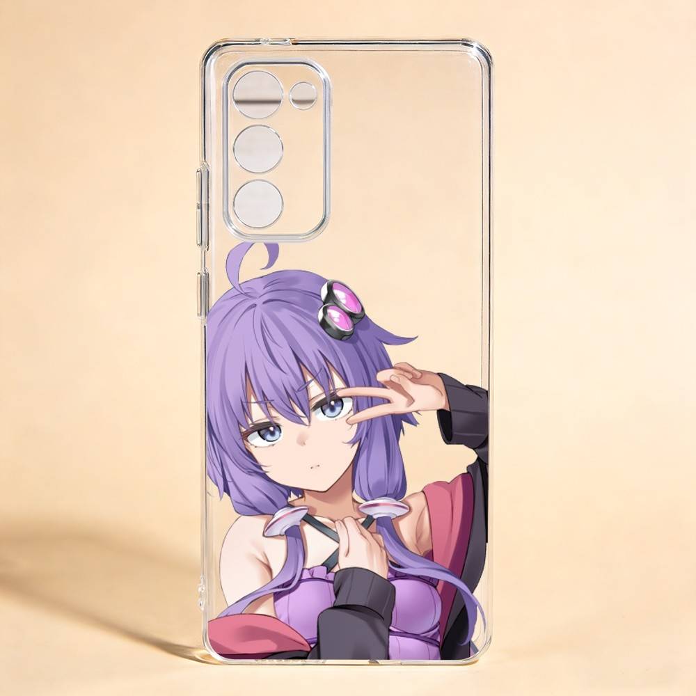 Samsung Galaxy S25 - Funda Transparente para Teléfono Yuzuki Yukari,