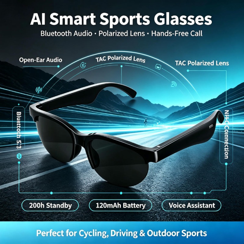 Gafas Inteligentes Bluetooth c - Smart Glasses Lens reseña y precio