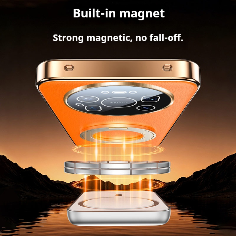 Funda Magnética de Cuero de Lu - Huawei Mate 60 reseña y precio